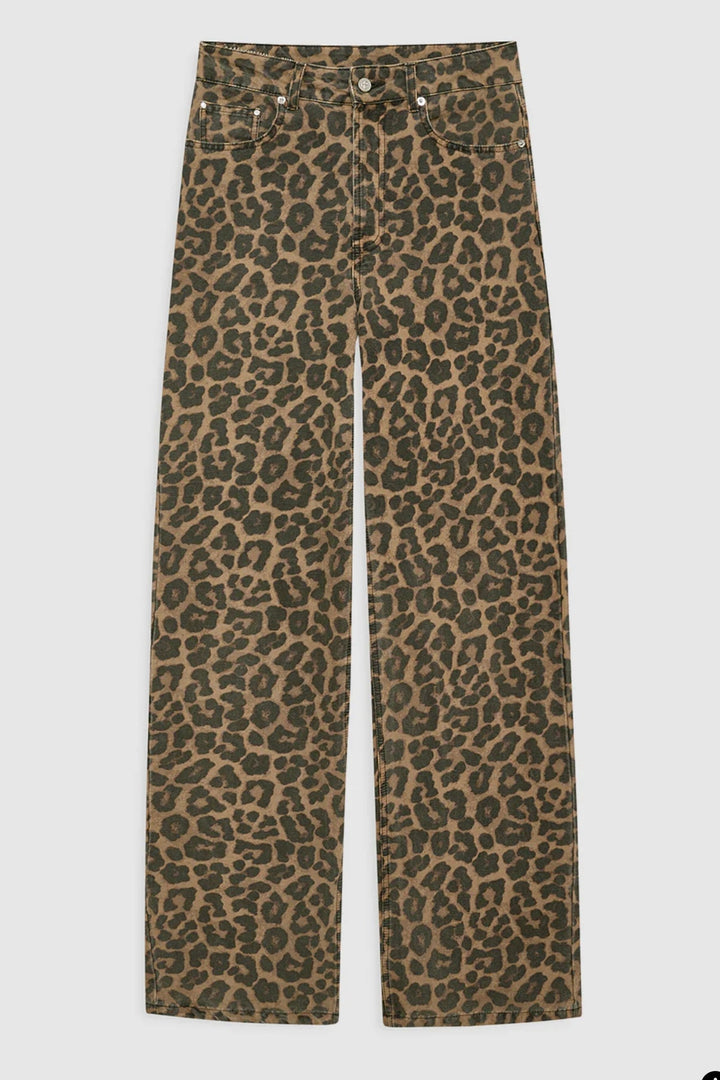 Anine Bing - Hugh Jean black and brown leopard