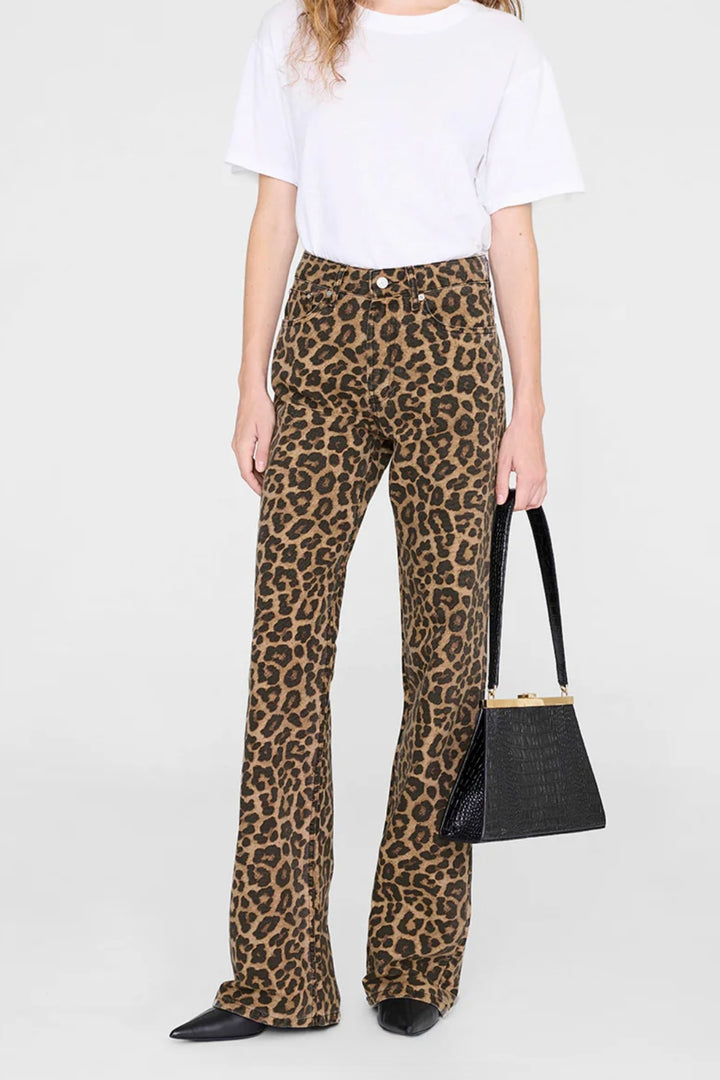 Anine Bing - Hugh Jean black and brown leopard