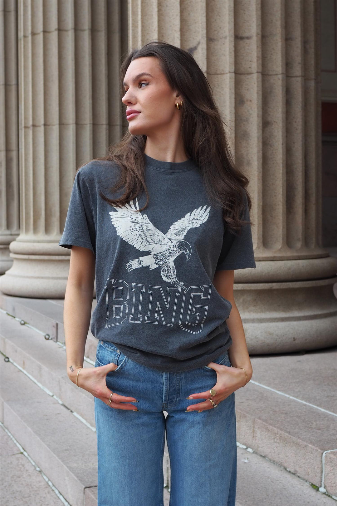 Anine Bing - Lili Tee Retro Eagle