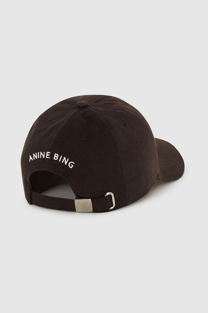 Anine Bing - Jeremy Baseball Cap deep brown
