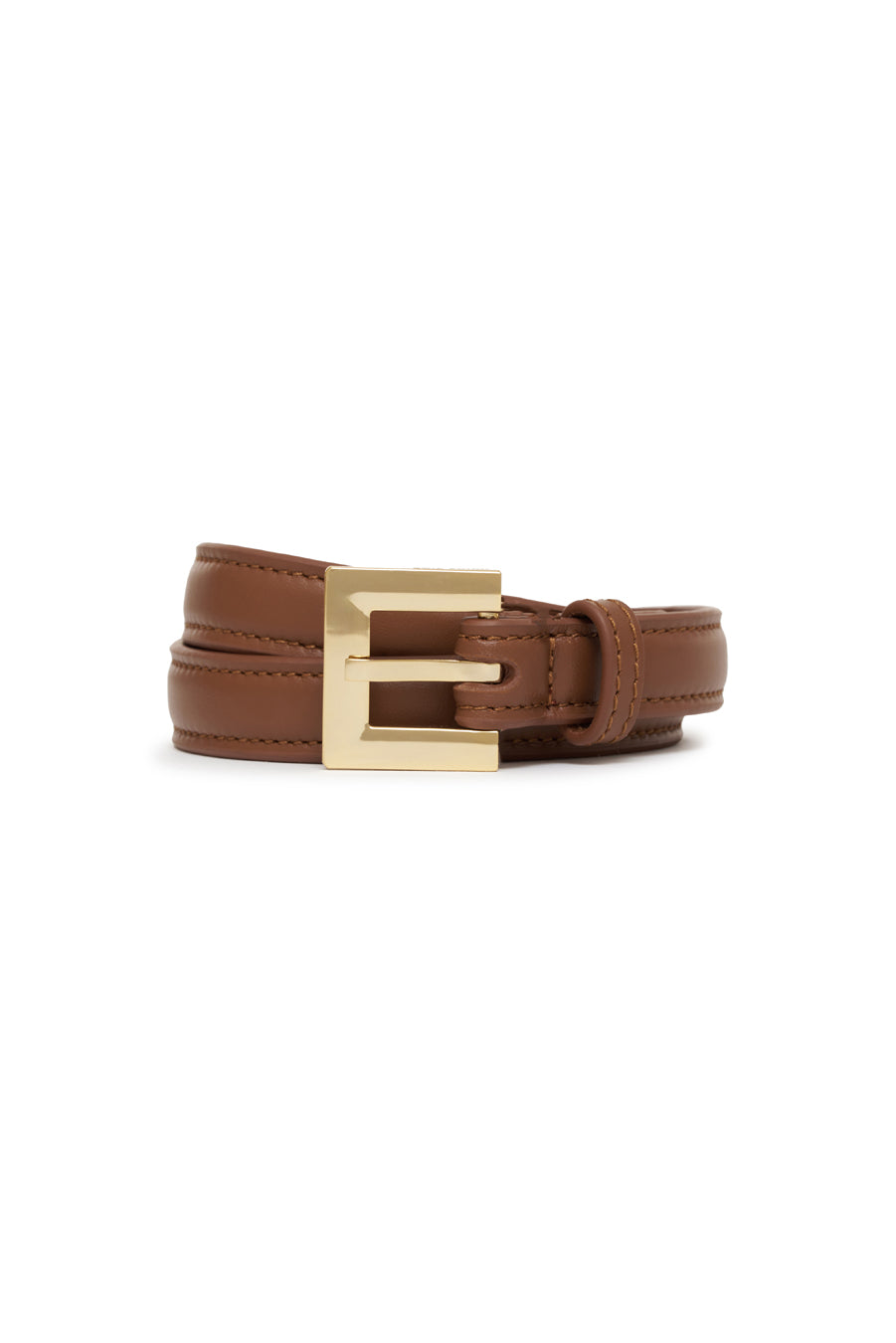 Anine Bing - Nicola Belt embossed brown