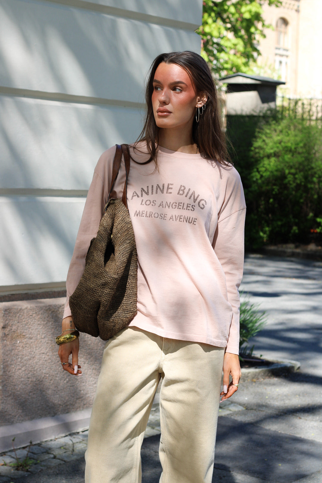 Anine Bing - Ivan long sleeve Melrose stencil
