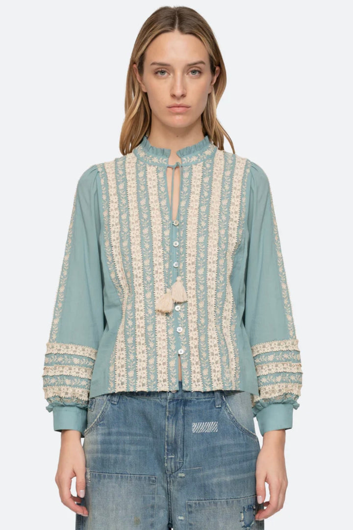 Sea NY - Kirsten Print l/slv top