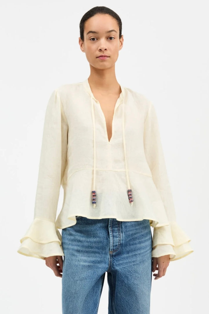 Skall Studio - Frigga flounce shirt