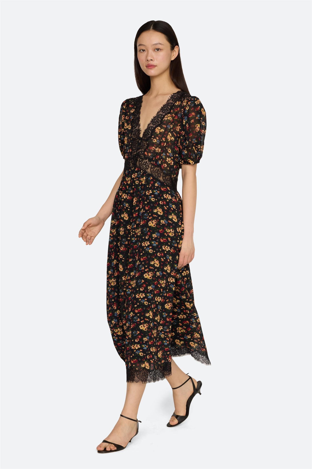 Sea NY - Kaiya Floral midi dress
