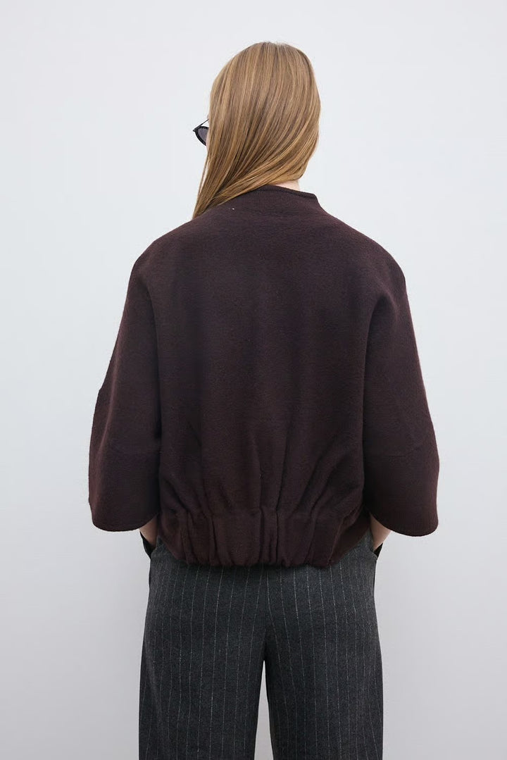 Dagmar - Short Wool Cardigan