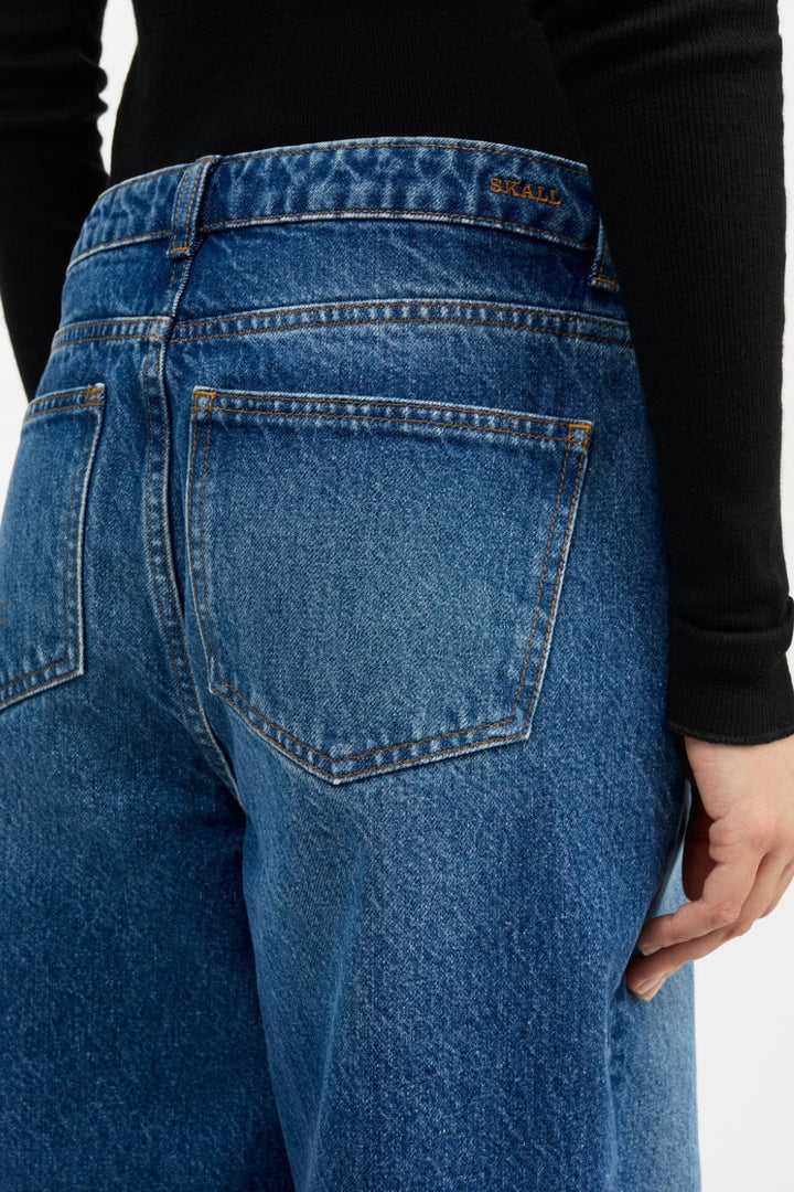 Skall Studio - Willow Wide Jeans vintage washed blue