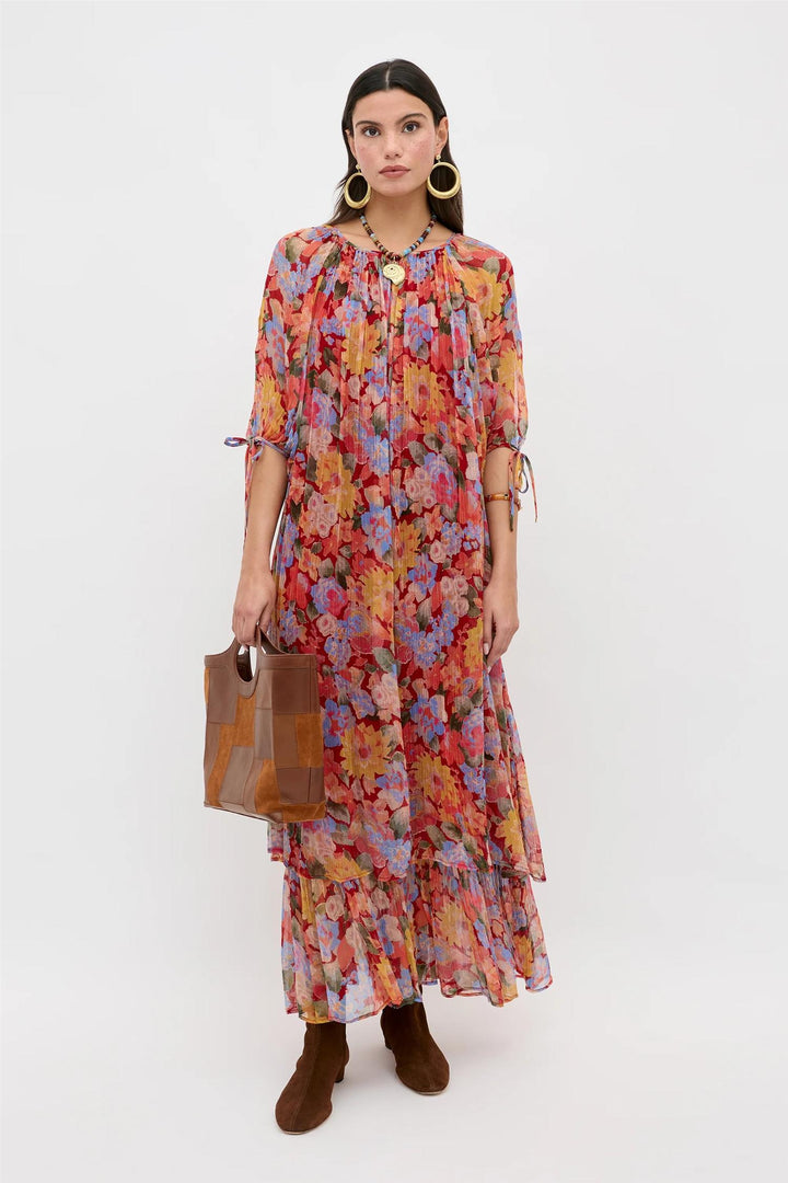 Rixo - Hayden Dress Chelsea Floral Red