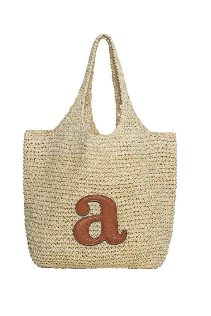 Arnie Says - Raffia Tote