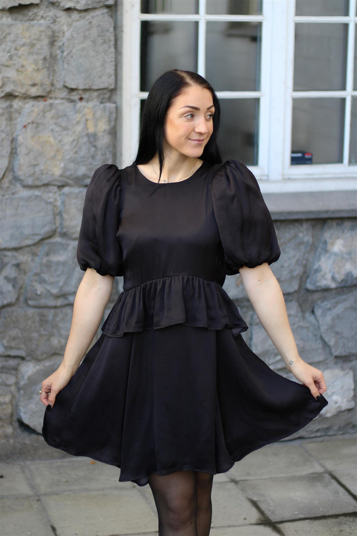 ByTimo - Quilted Satin Flounce Dress