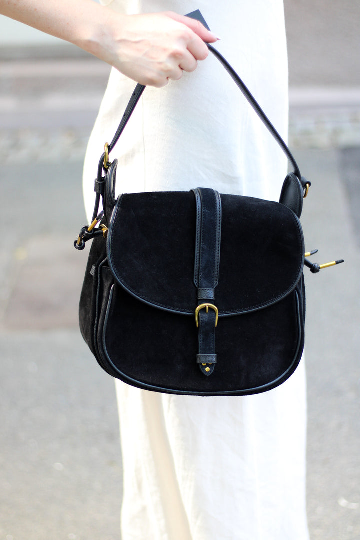 Jerome Dreyfuss - Gildas split suede noir