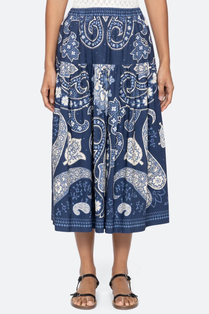 Sea NY - Emelina Print Midi Skirt