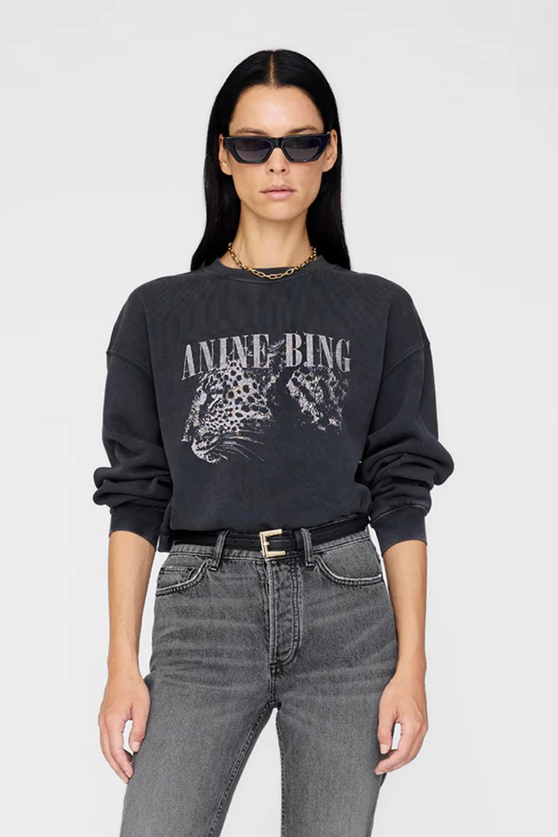 Anine Bing - Spencer sweatshirt leopard