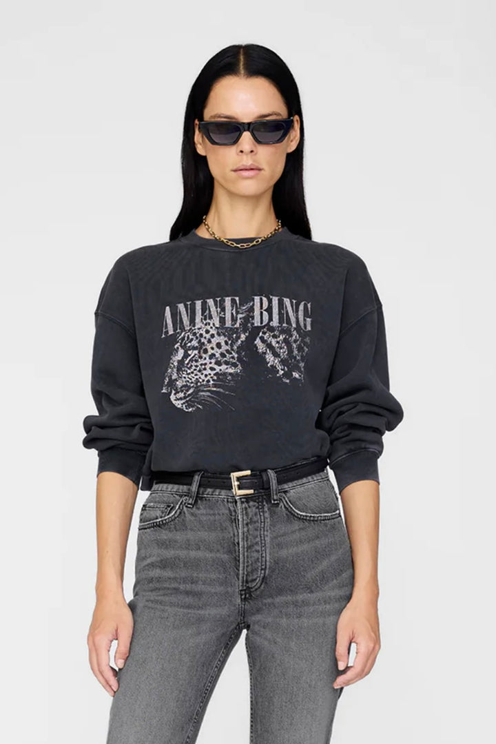 Anine Bing - Spencer sweatshirt leopard