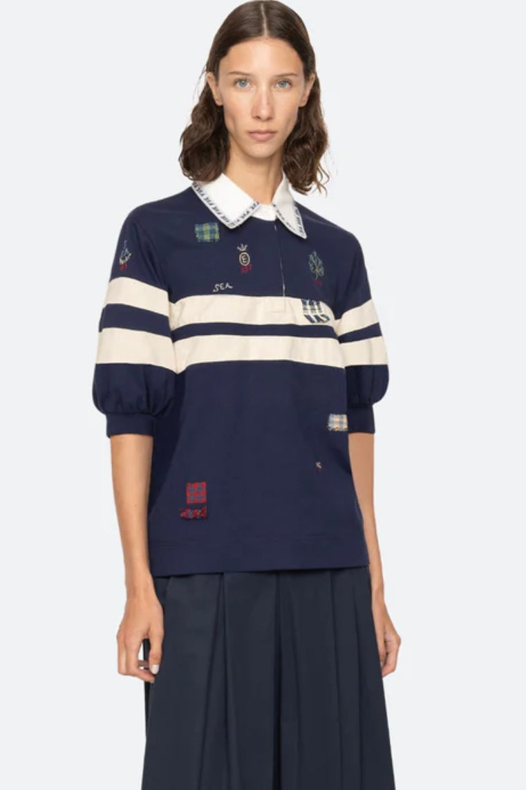 Sea NY - Claira Emb Rugby Shirt