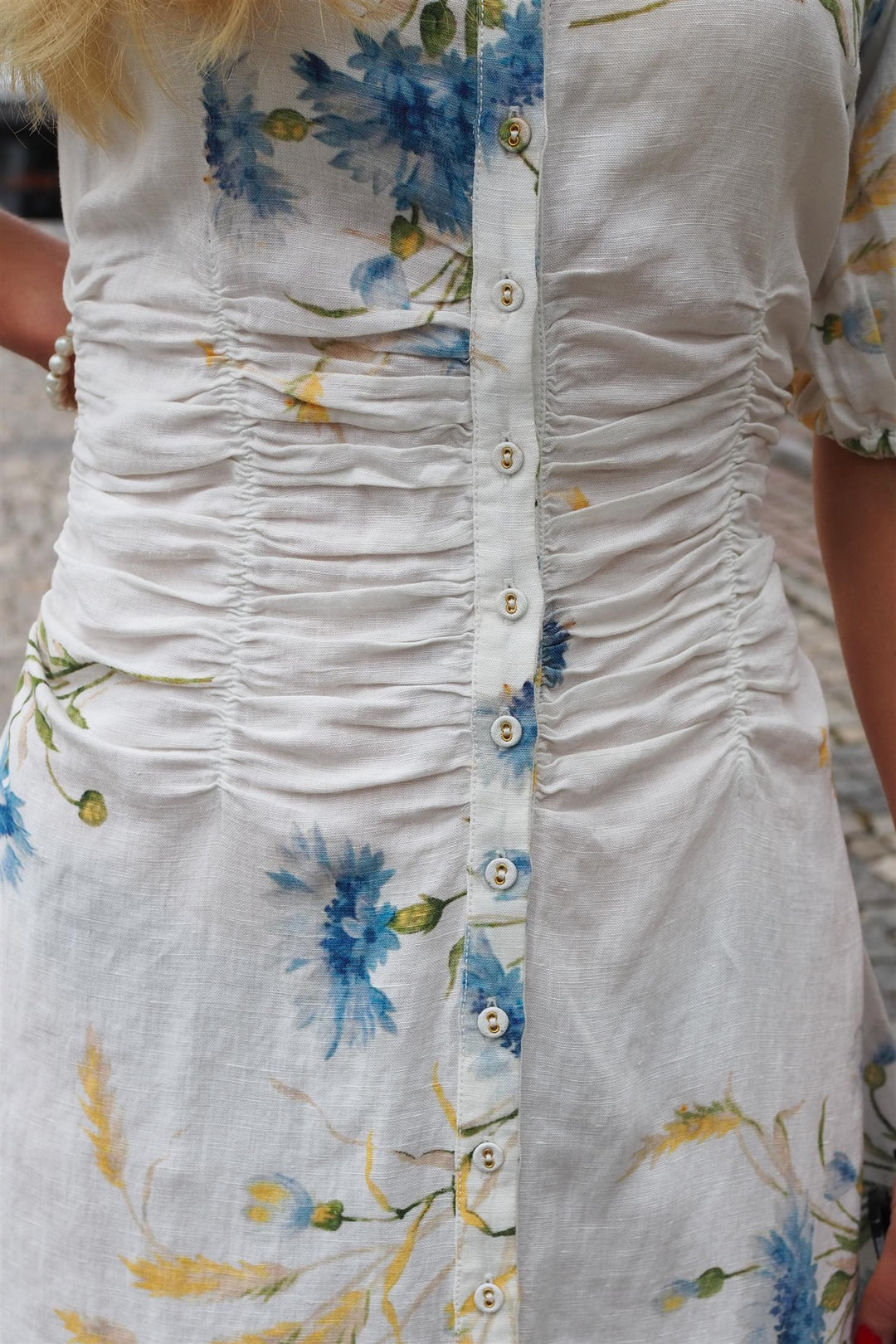 ByTimo - Linen Rouching Dress