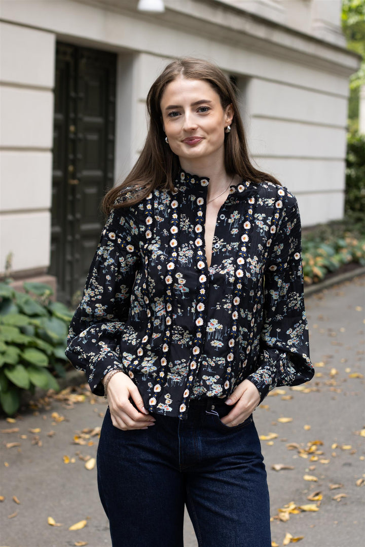 Sea NY - Mona print l/slv top