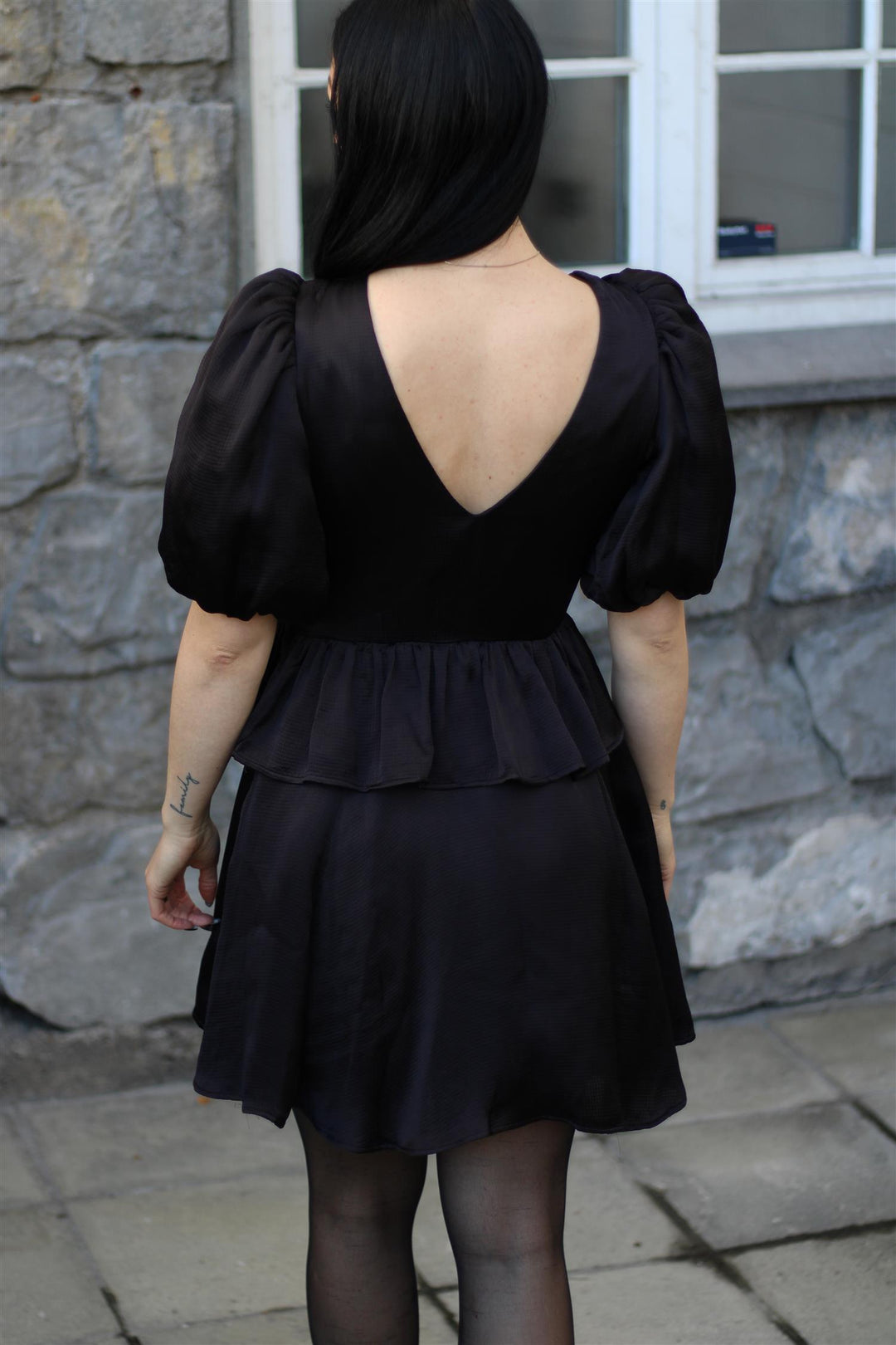 ByTimo - Quilted Satin Flounce Dress