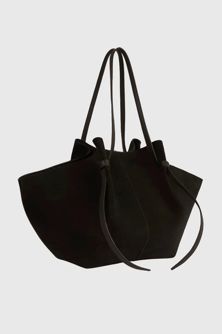 Yuzefi - Large Mochi Suede Black