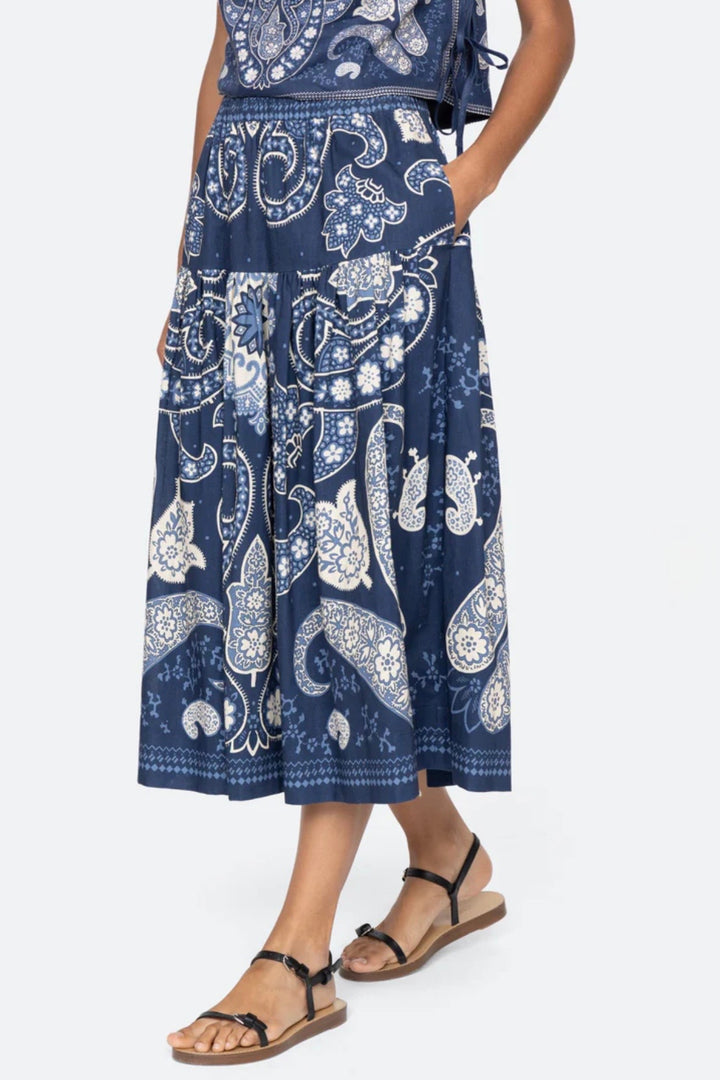 Sea NY - Emelina Print Midi Skirt