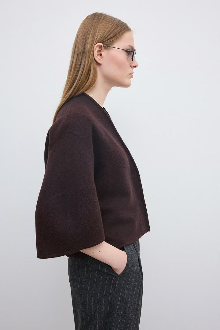 Dagmar - Short Wool Cardigan