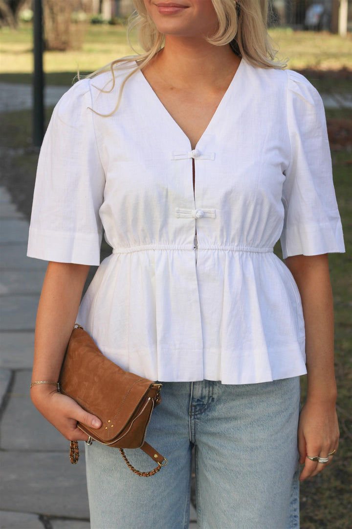 Christian Aks - Monic linen top
