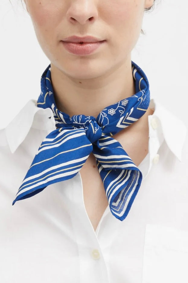 Skall Studio - Classic scarf blue shore