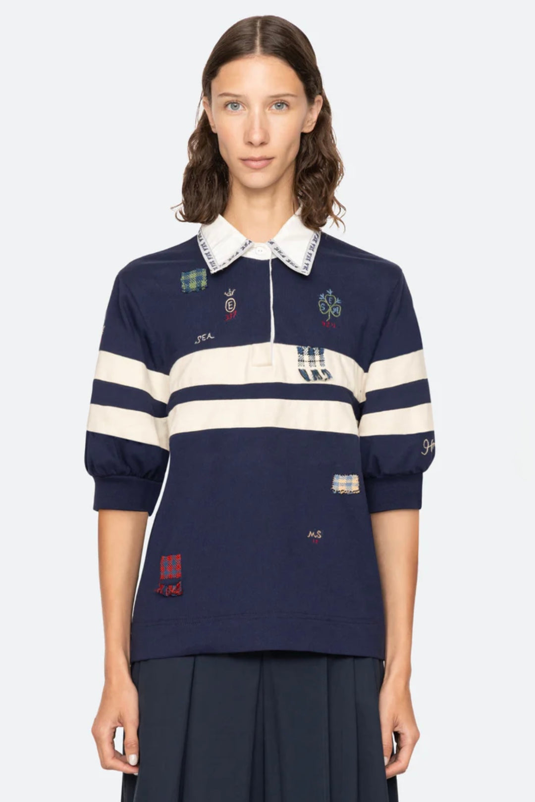 Sea NY - Claira Emb Rugby Shirt