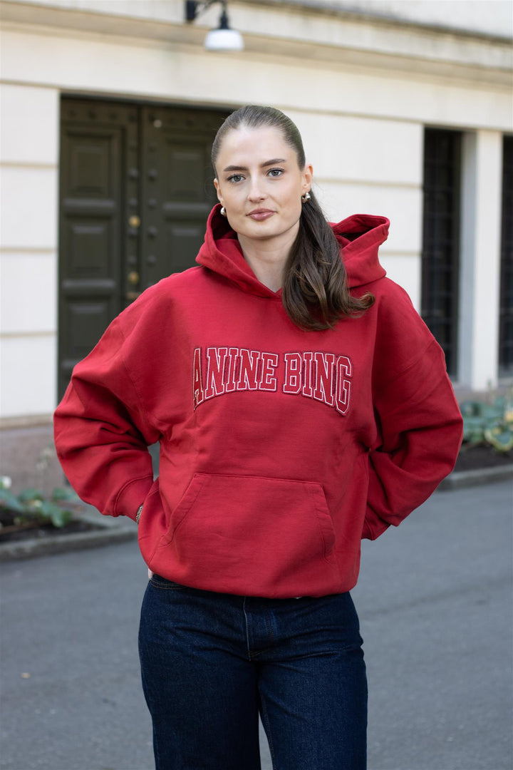 Anine Bing - Harvey Sweatshirt tango red