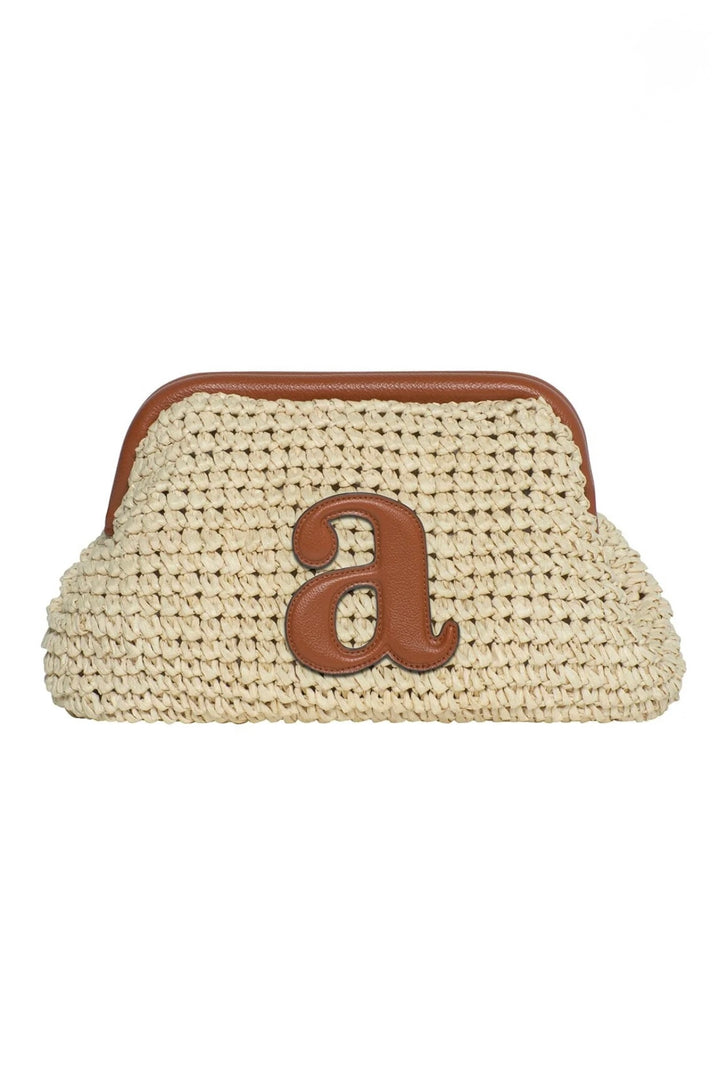 Arnie Says - Raffia Clutch