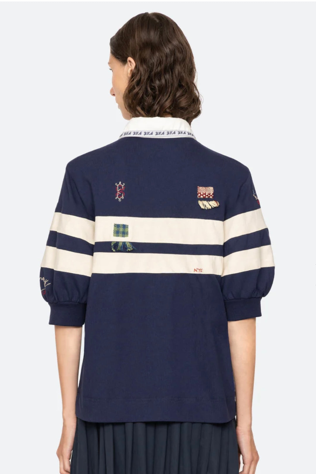 Sea NY - Claira Emb Rugby Shirt