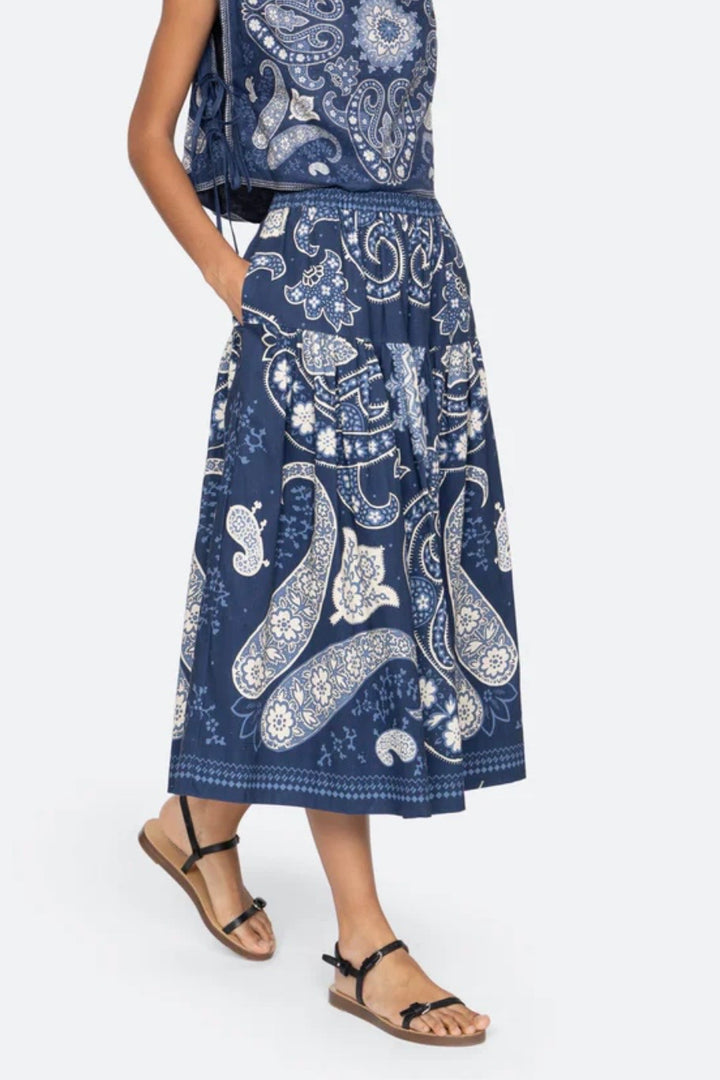 Sea NY - Emelina Print Midi Skirt
