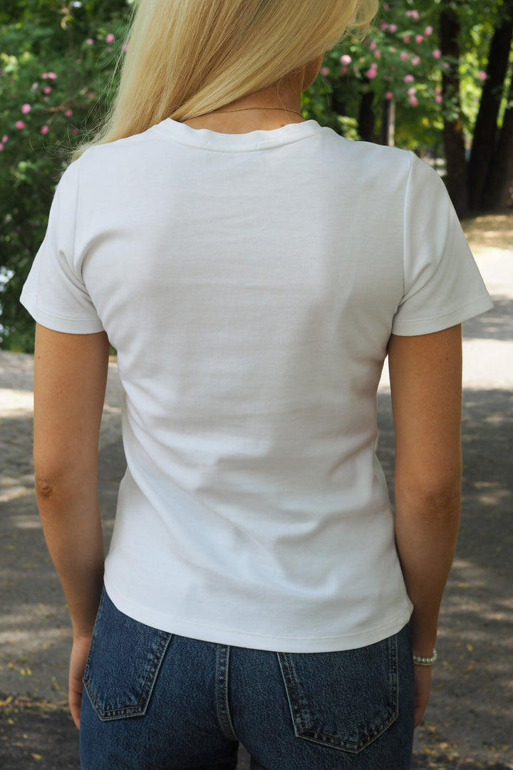 Julie Josephine - Roundneck Cotton Jersey Tee