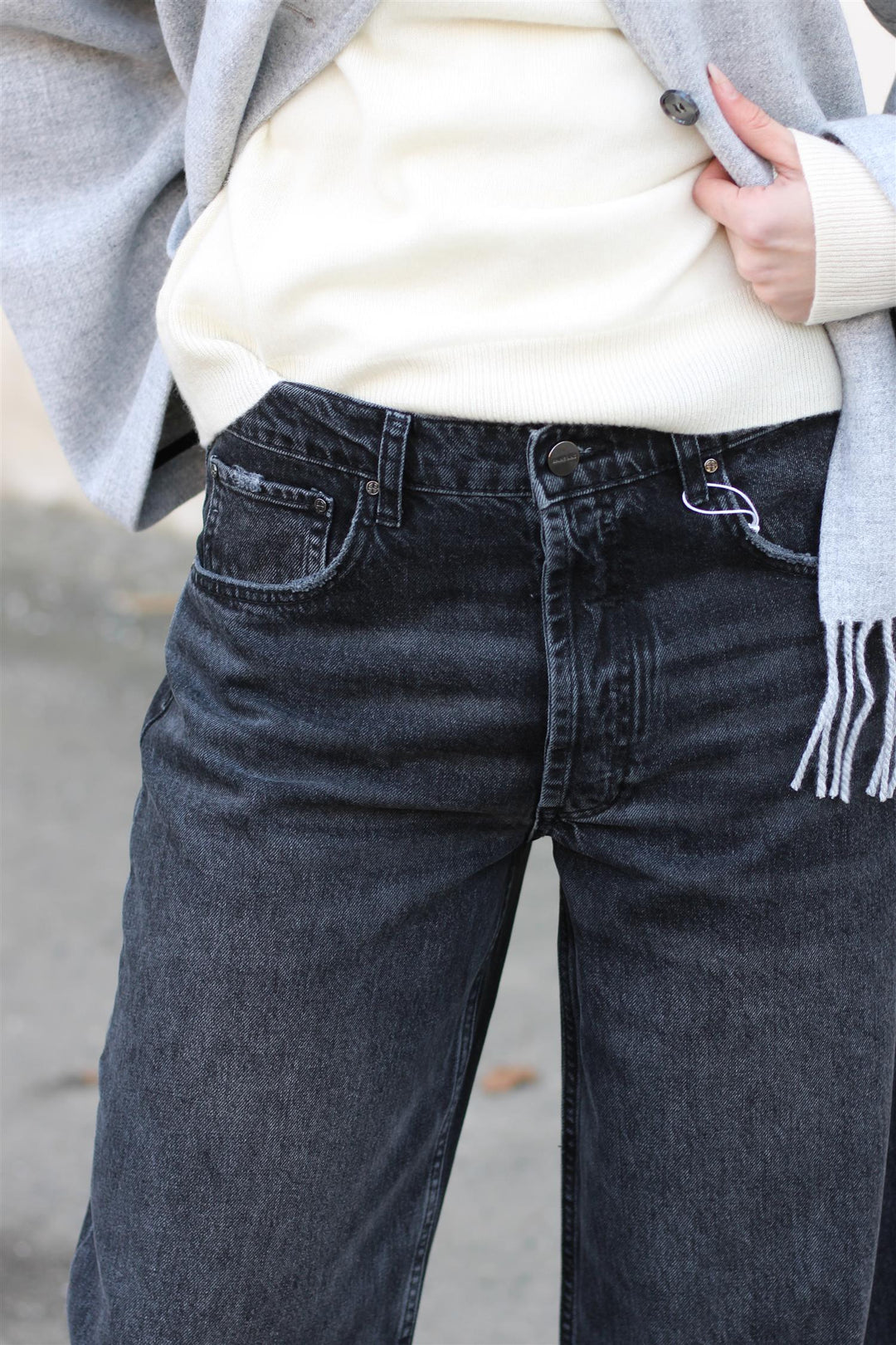 Anine Bing - Manon Jean Dark Stone Grey