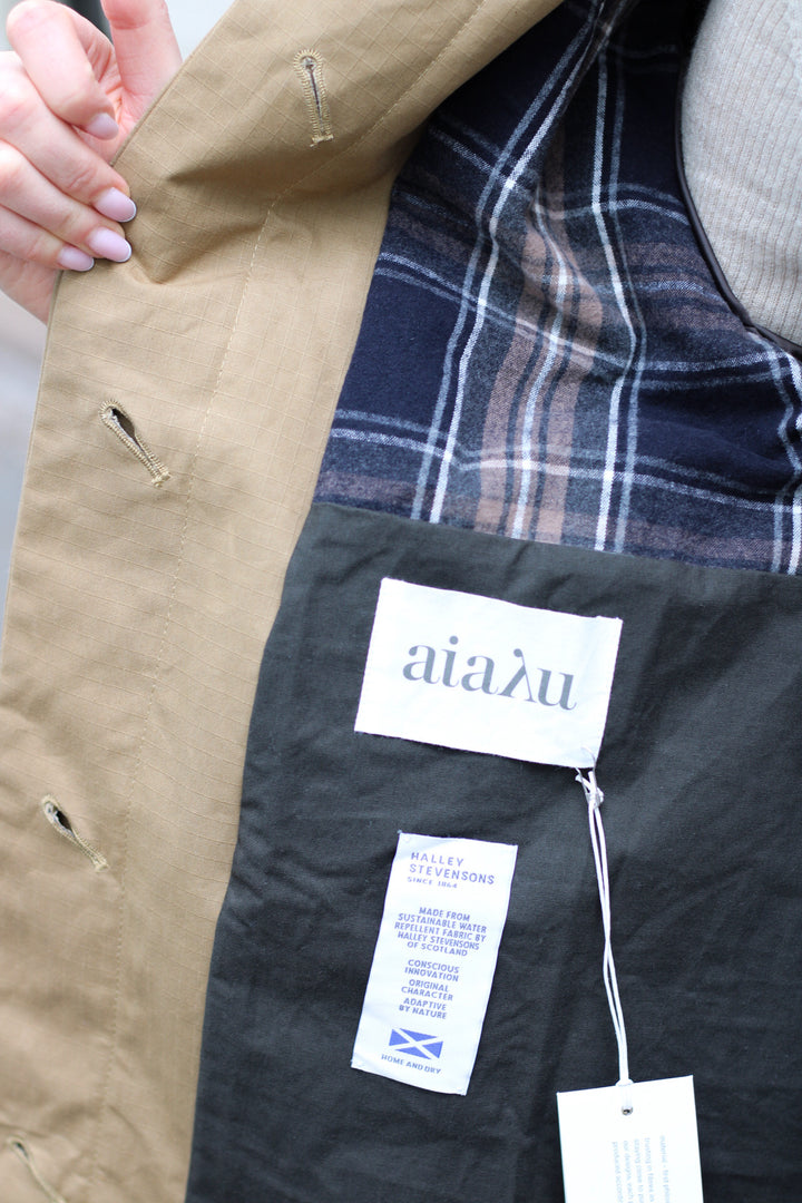 Aiayu -  Noor Coat Ripstop Oilskin