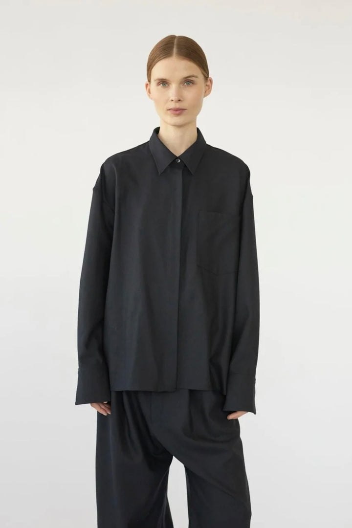 Af Agger - Fine Wool Oversize Shirt