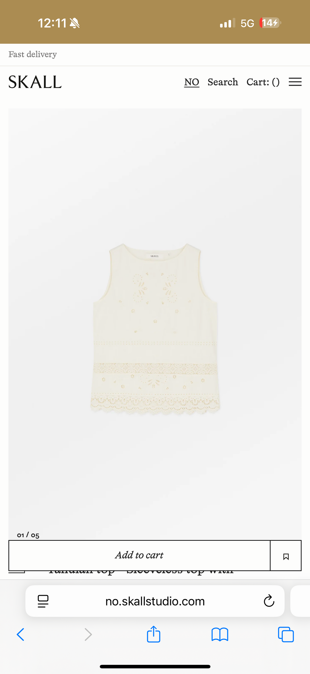 Skall Studio - Tallulah top