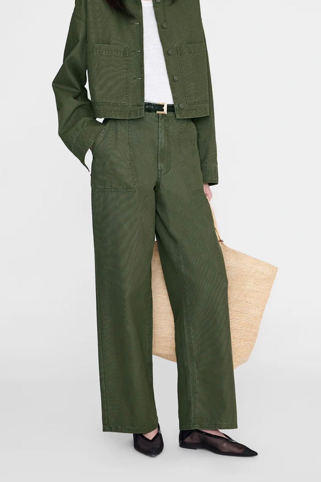 Anine Bing - Grayson Pant army green