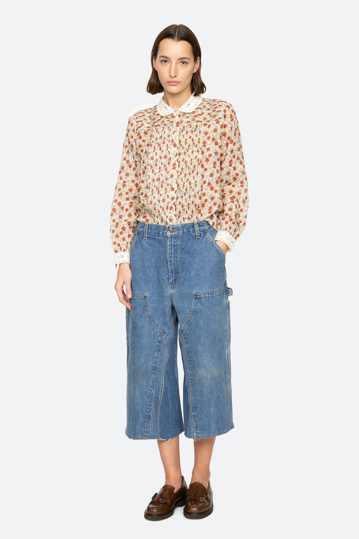 Sea NY - Viera print l/slv blouse