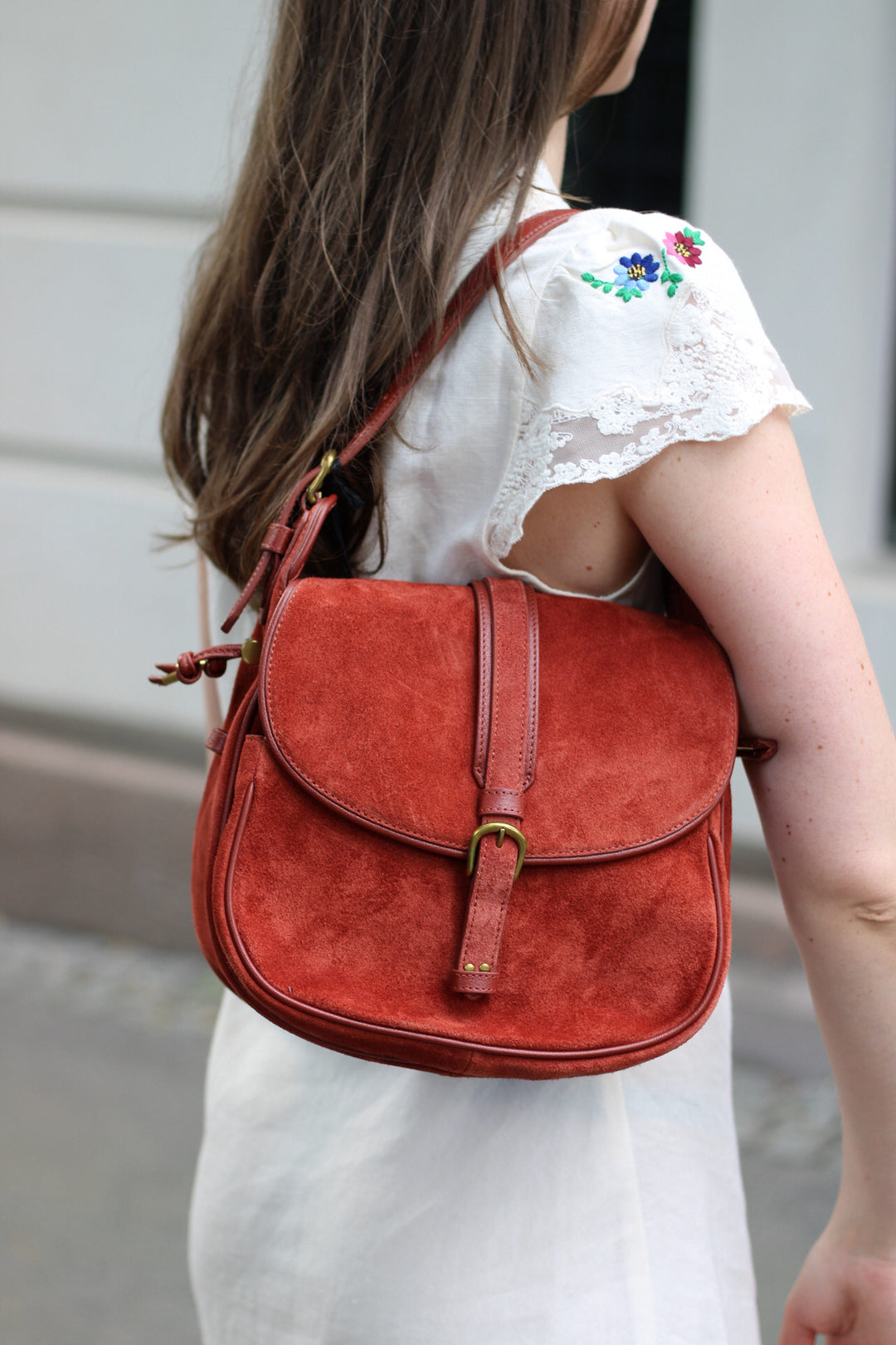 Jerome Dreyfuss - Gildas rouille split suede