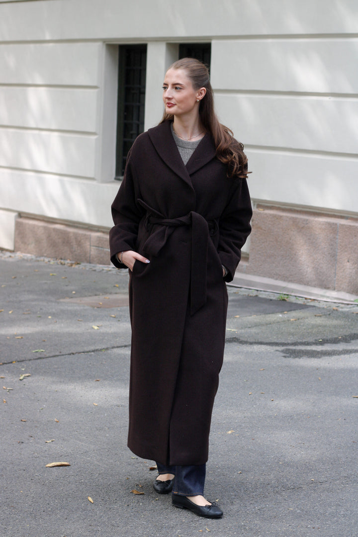 Dagmar - Wool Robe Coat