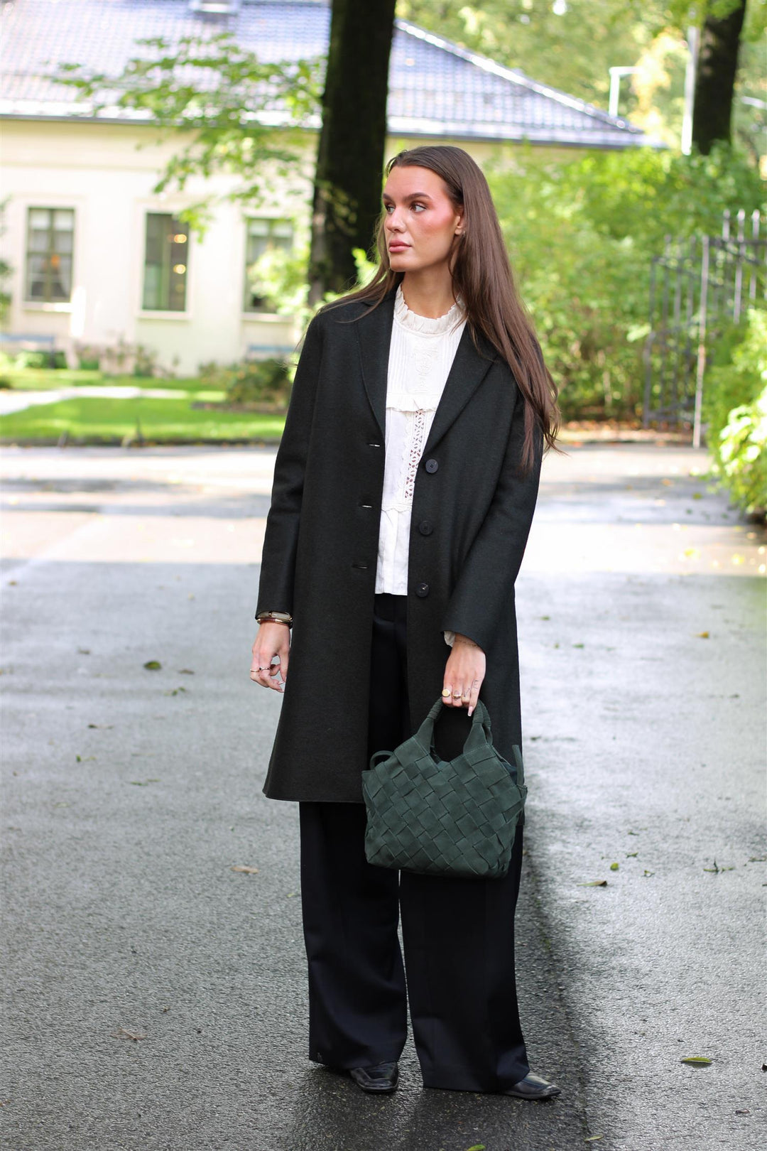 Harris Wharf London - Overcoat pressed wool