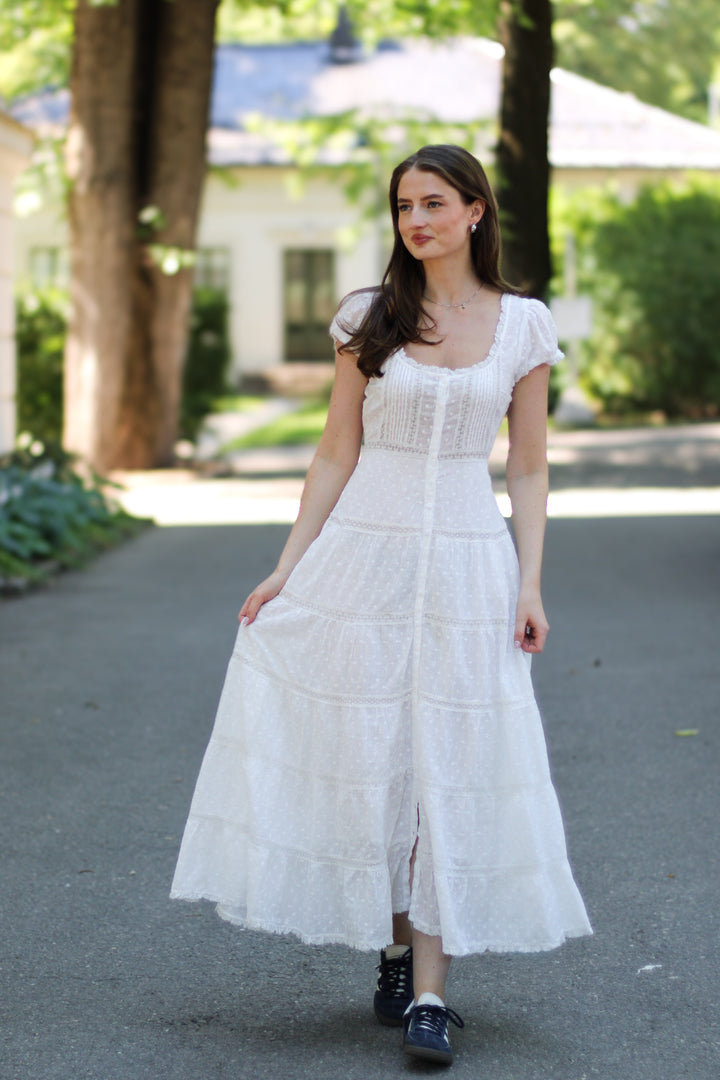 Rixo - Jaclyn Dress Ivory