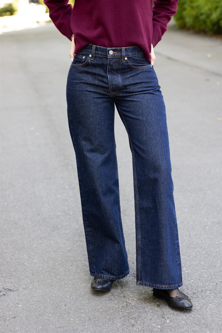 Anine Bing - Hugh jean unwashed blue