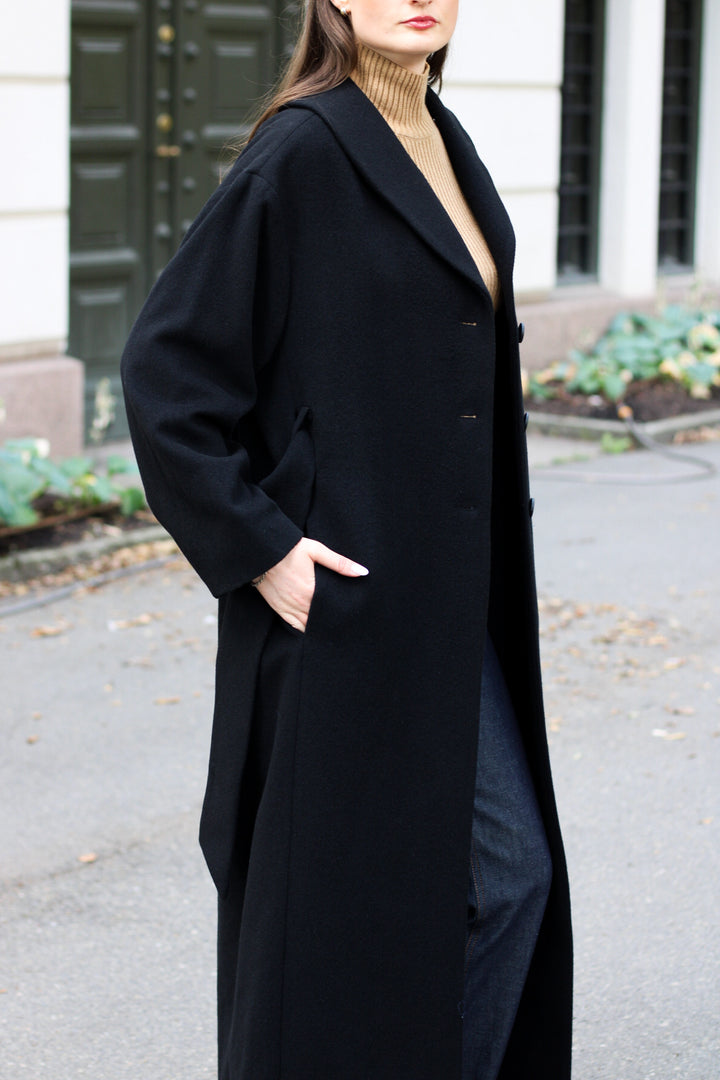 Dagmar - Wool Robe Coat