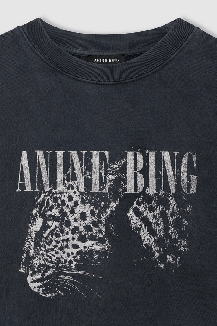 Anine Bing - Spencer sweatshirt leopard