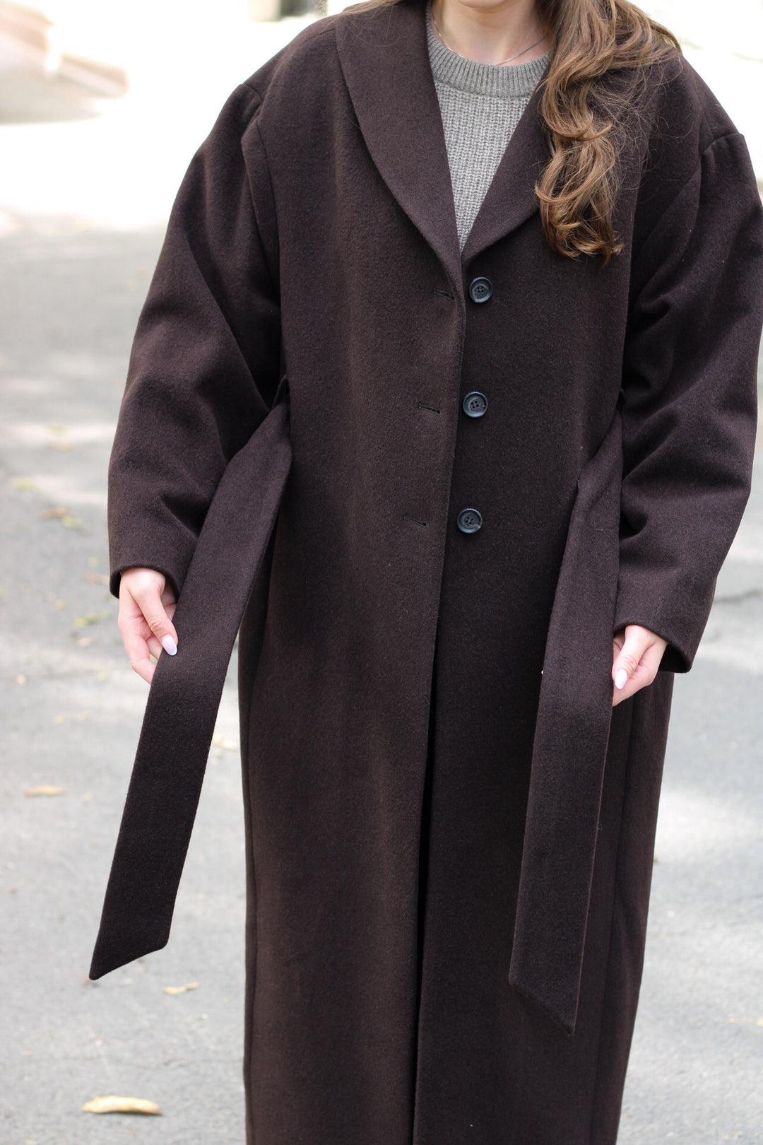 Dagmar - Wool Robe Coat