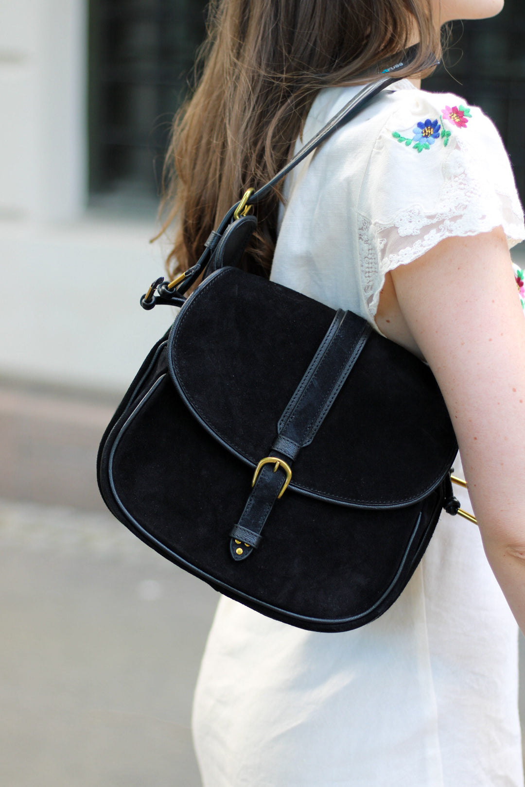 Jerome Dreyfuss - Gildas split suede noir