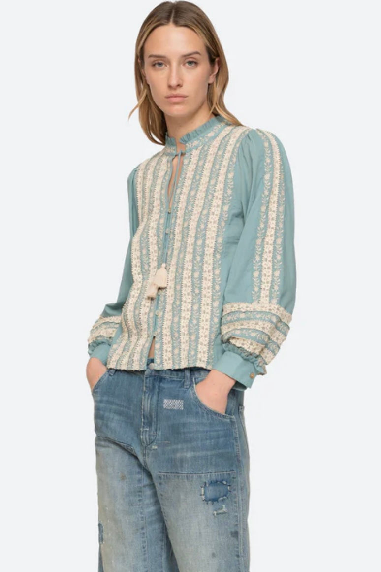 Sea NY - Kirsten Print l/slv top