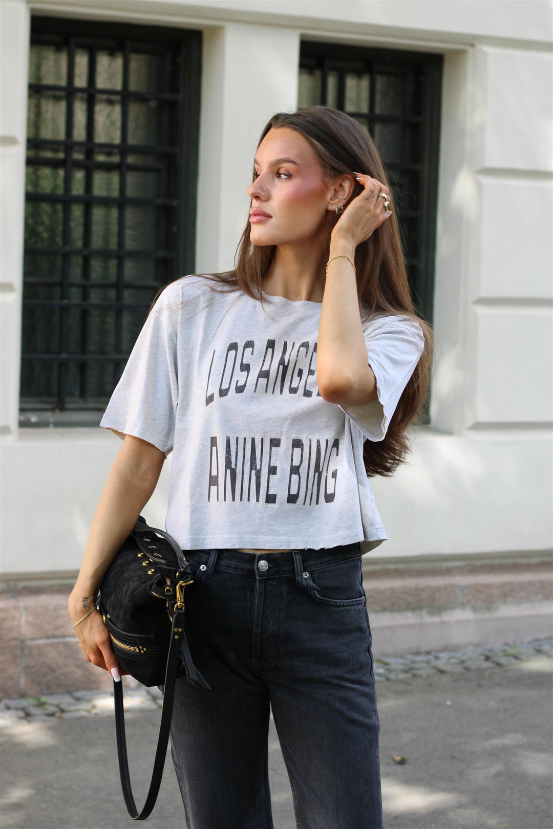 Anine Bing - Johnny Cropped Tee